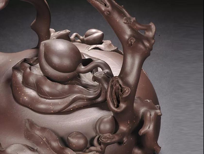 10種最美花器提梁壺，精美別致雕花紫砂壺!