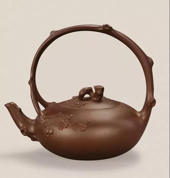 10種最美花器提梁壺，精美別致雕花紫砂壺!