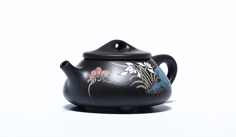 石瓢手工紫砂壺，精致典雅紫砂壺