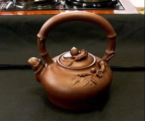 10種最美花器提梁壺，精美別致雕花紫砂壺!