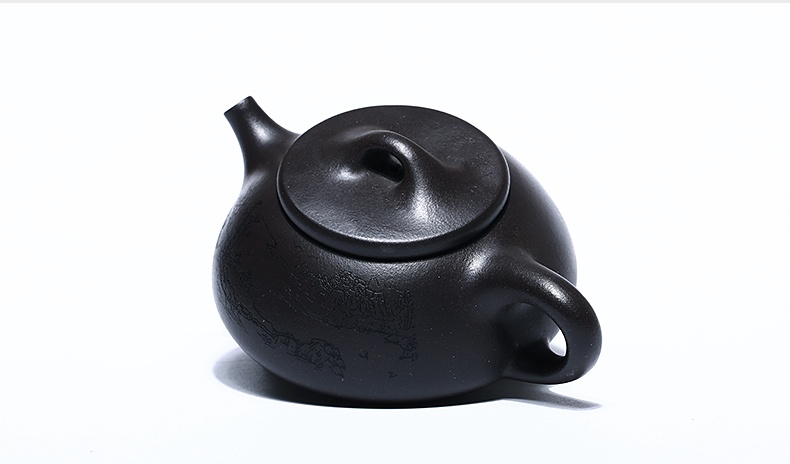 石瓢手工紫砂壺，精致典雅紫砂壺