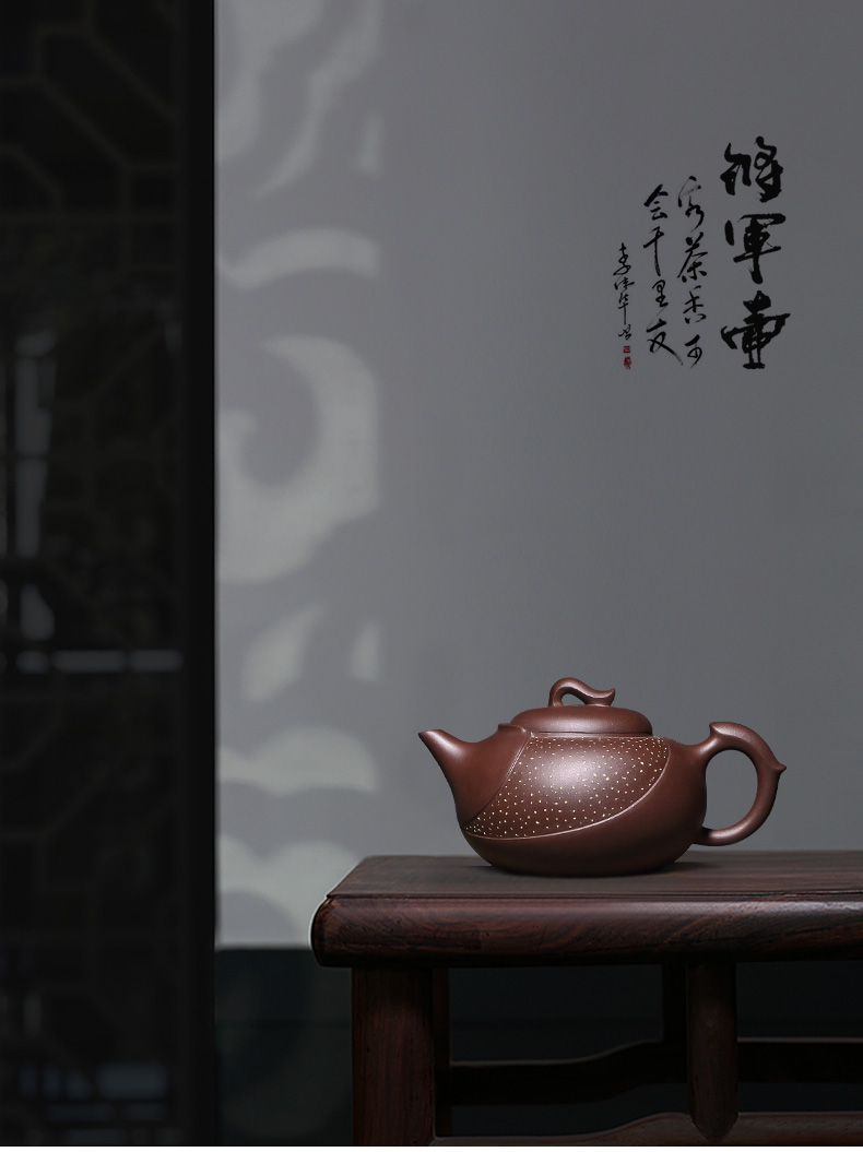 將軍壺紫砂壺，雅韻精美紫砂壺